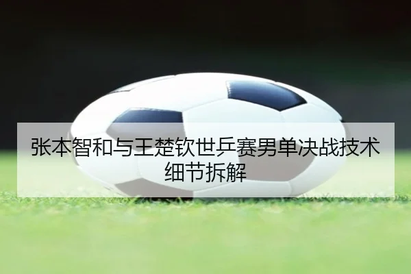 张本智和与王楚钦世乒赛男单决战技术细节拆解
